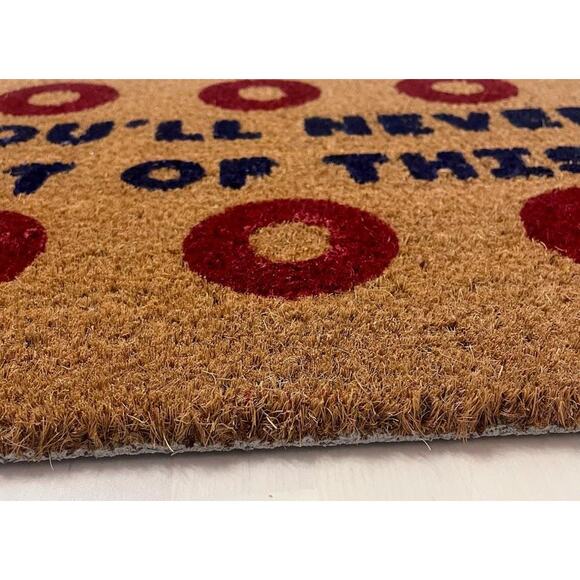 Handmade Phish Welcome Mat "You'll Never Get out of This Maze" - Picture 3 of 6